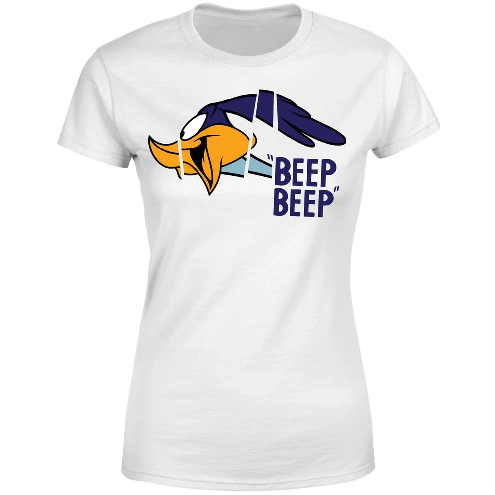 T-Shirt Femme Bip Bip et Coyote Looney Tunes - Blanc - S Image 1