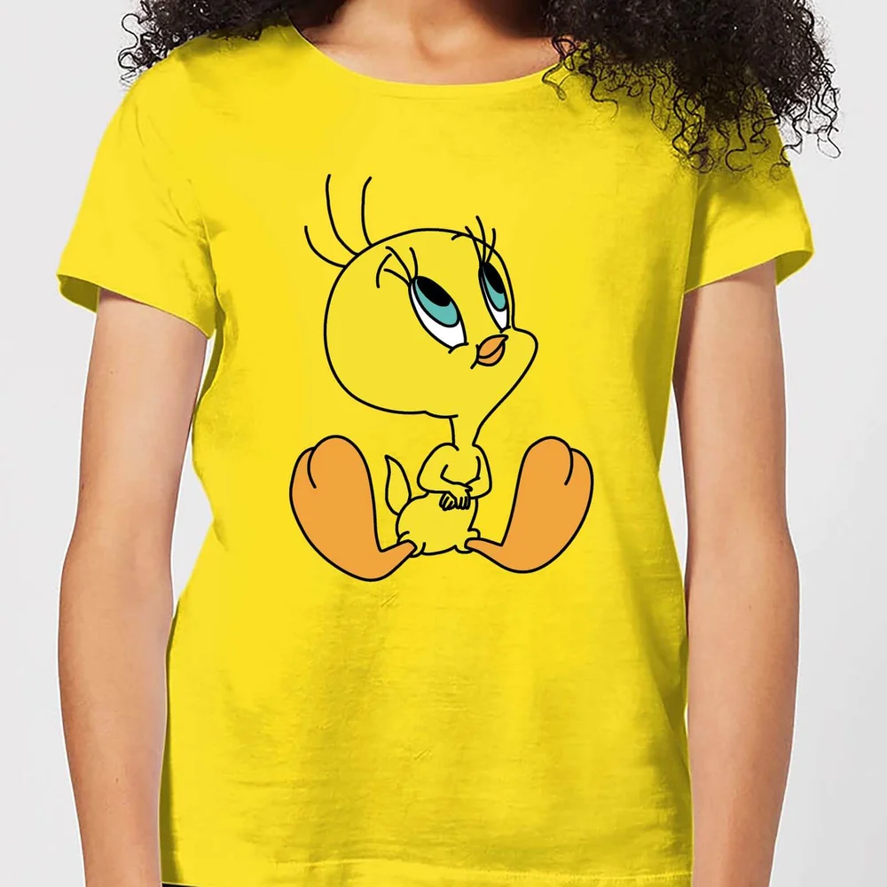 T-Shirt Femme Titi Assis Looney Tunes - Jaune - S Image 1