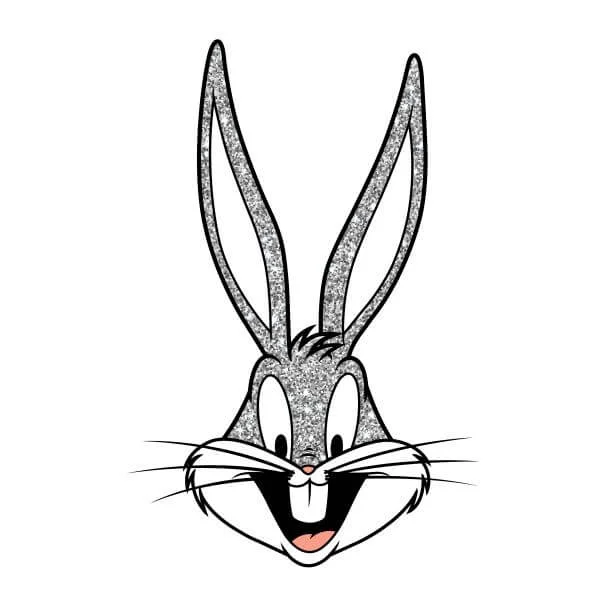 T-Shirt Femme Bugs Bunny Looney Tunes - Blanc