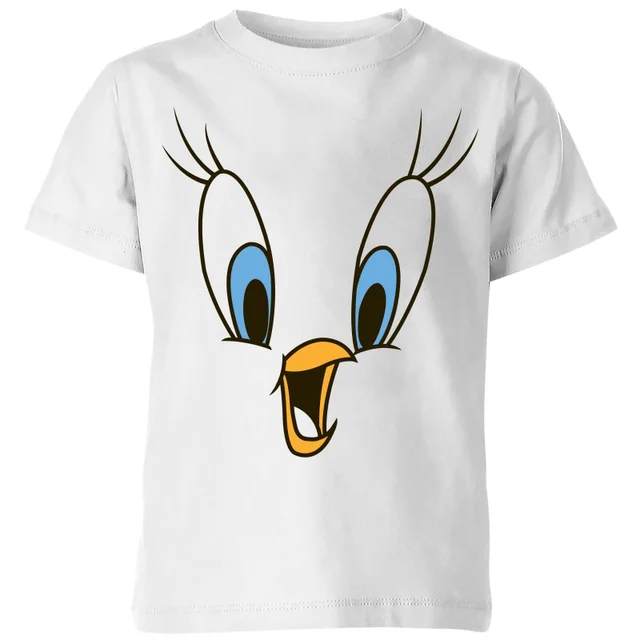 T-Shirt Enfant Titi Gros Plan Looney Tunes - Blanc
