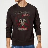 Sweat Homme Taz Diable de Tasmanie Monster Rock Looney Tunes - Noir