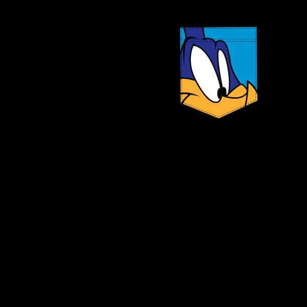 Sweat Homme Bip Bip Fausse Poche Looney Tunes - Noir