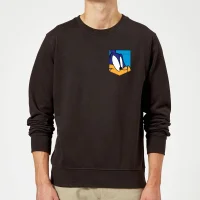 Sweat Homme Bip Bip Fausse Poche Looney Tunes - Noir - undefined undefined