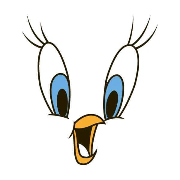Sweat Homme Titi Gros Plan Looney Tunes - Blanc