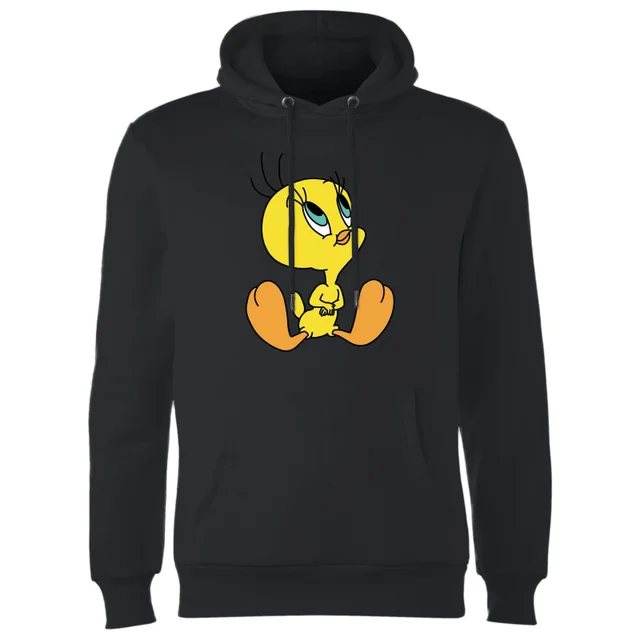 Sweat à Capuche Homme Titi Assis Looney Tunes - Noir