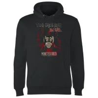 Sweat à Capuche Homme Taz Diable de Tasmanie Monster Rock Looney Tunes - Noir