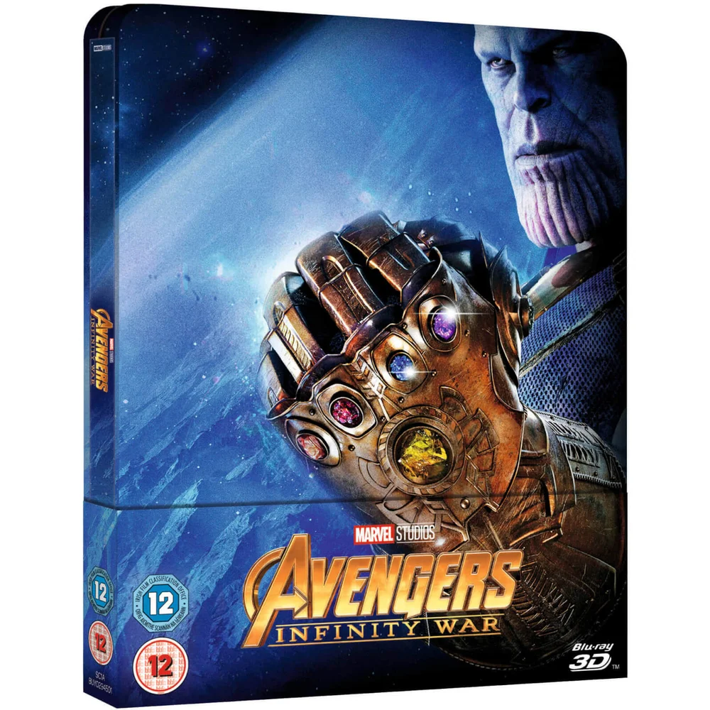 Avengers: Infinity War 3D (avec Version 2D) - Steelbook Exclusif Limité pour Zavvi (Édition UK) Image 1