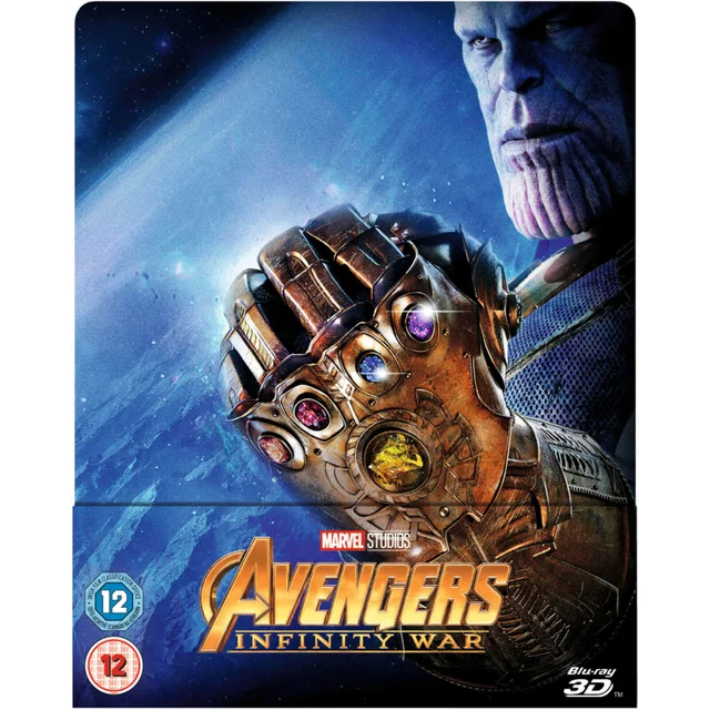 Avengers: Infinity War 3D (avec Version 2D) - Steelbook Exclusif Limité pour Zavvi (Édition UK)