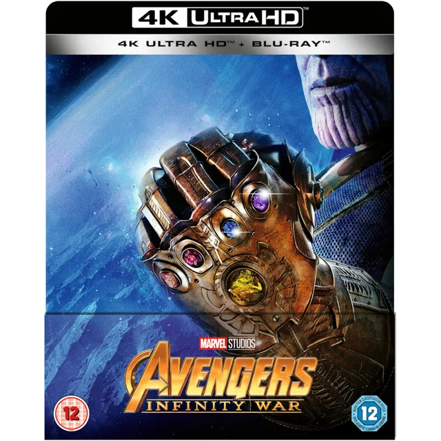 Avengers: Infinity War 4K Ultra HD (avec Version 2D) - Steelbook Exclusif Limité pour Zavvi (Édition UK)