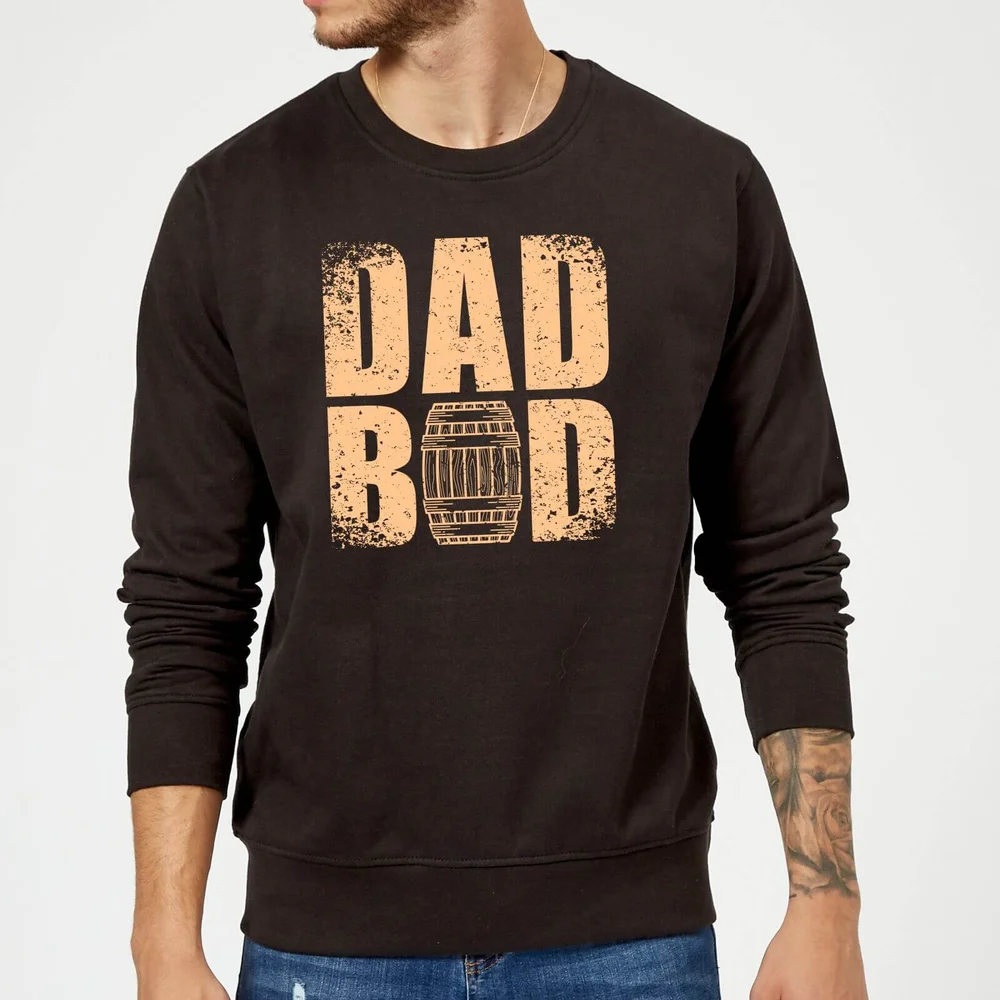 Sweat Homme Dad Bod - Noir - S - Noir Image 1