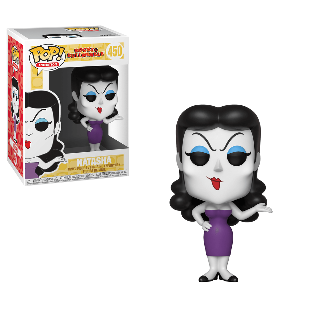 Rocky & Bullwinkle Natasha Pop! Figurine en vinyle Image 1