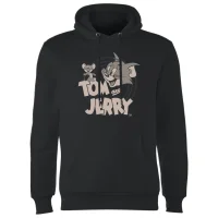 Sweat à Capuche Homme Tom et Jerry - Noir - undefined undefined