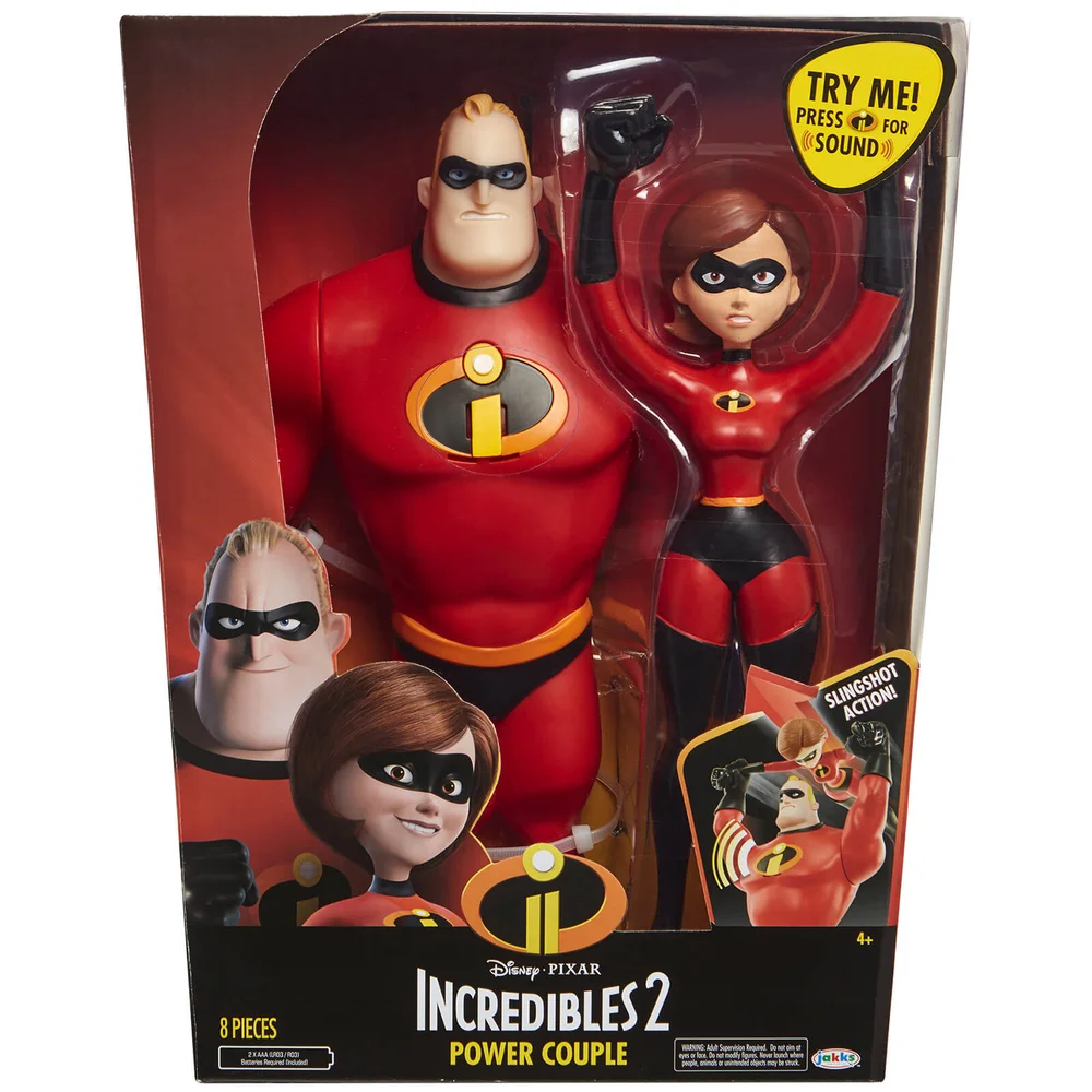 Lot de Figurines Les Indestructibles 2 - Jakks Pacific Disney 30 cm Image 1