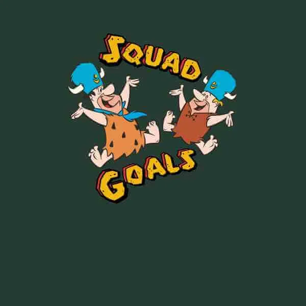T-Shirt Homme La Famille Pierrafeu - Squad Goals - Vert