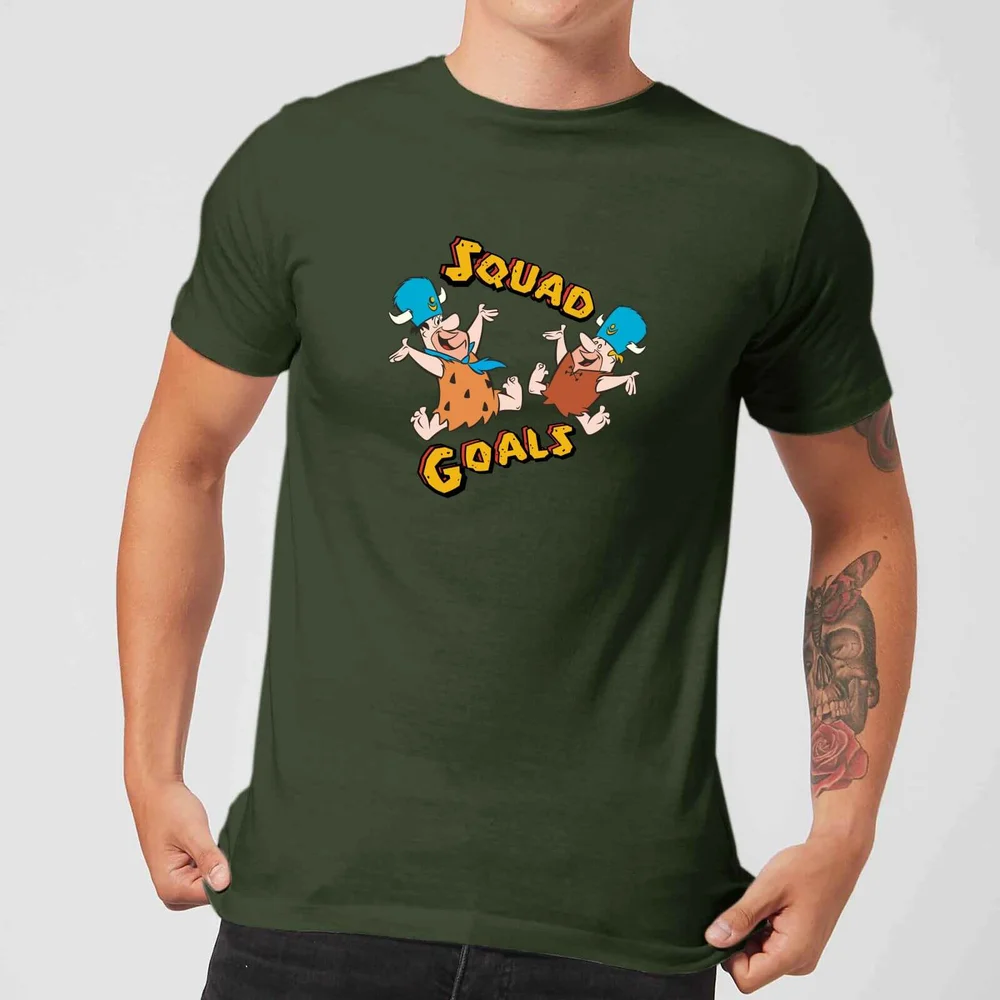 T-Shirt Homme La Famille Pierrafeu - Squad Goals - Vert - S Image 1