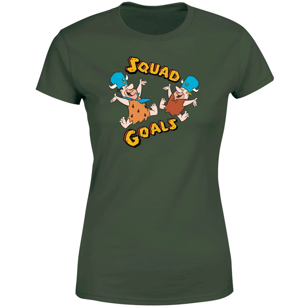 T-Shirt Femme La Famille Pierrafeu - Squad Goals - Vert - S Image 1