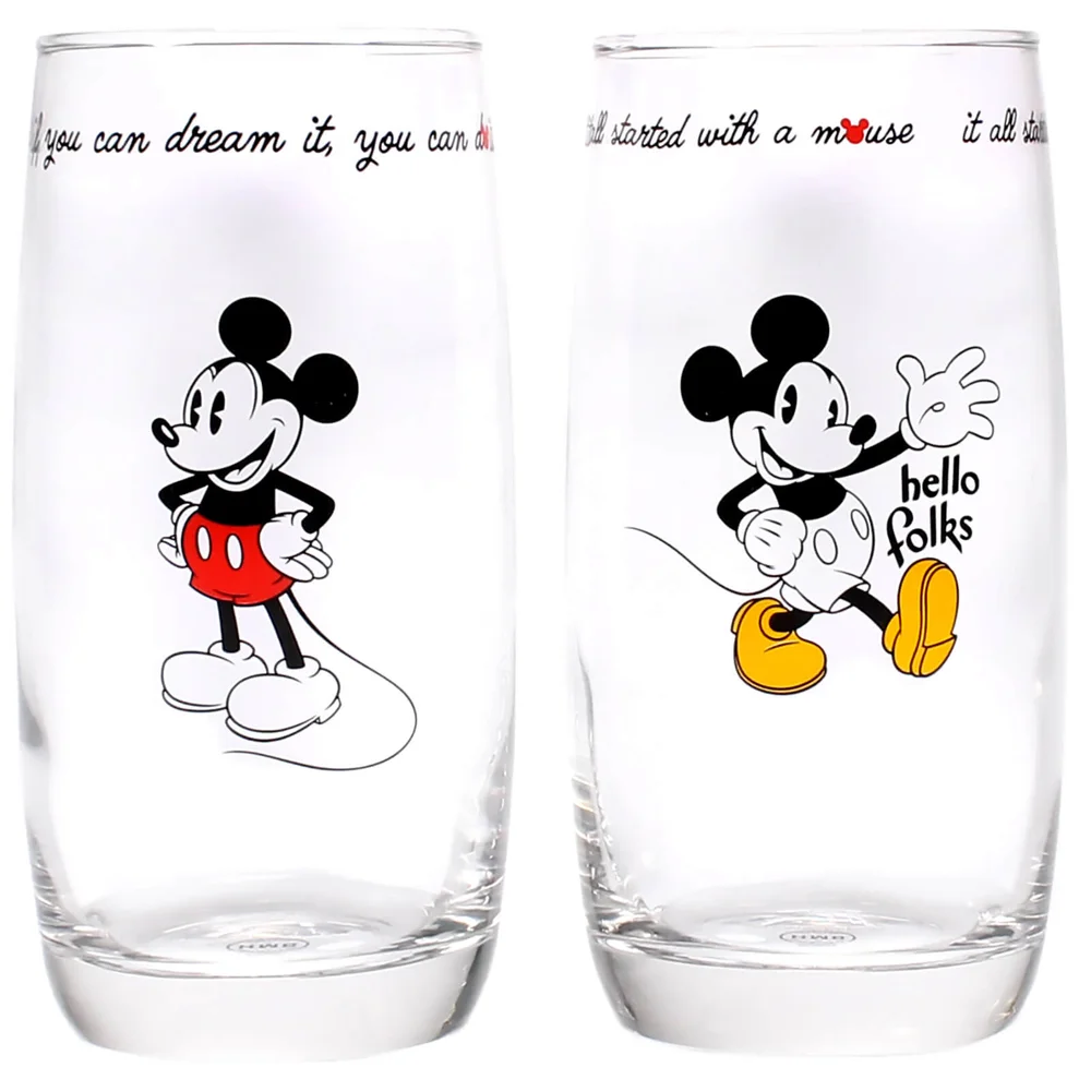 Lot de 2 Verres Mickey Mouse Image 1