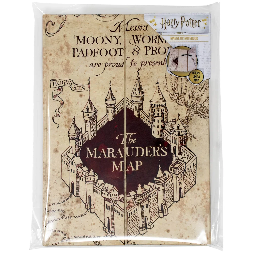 Harry Potter – Cahier A5 – Carte du Maraudeur Image 1