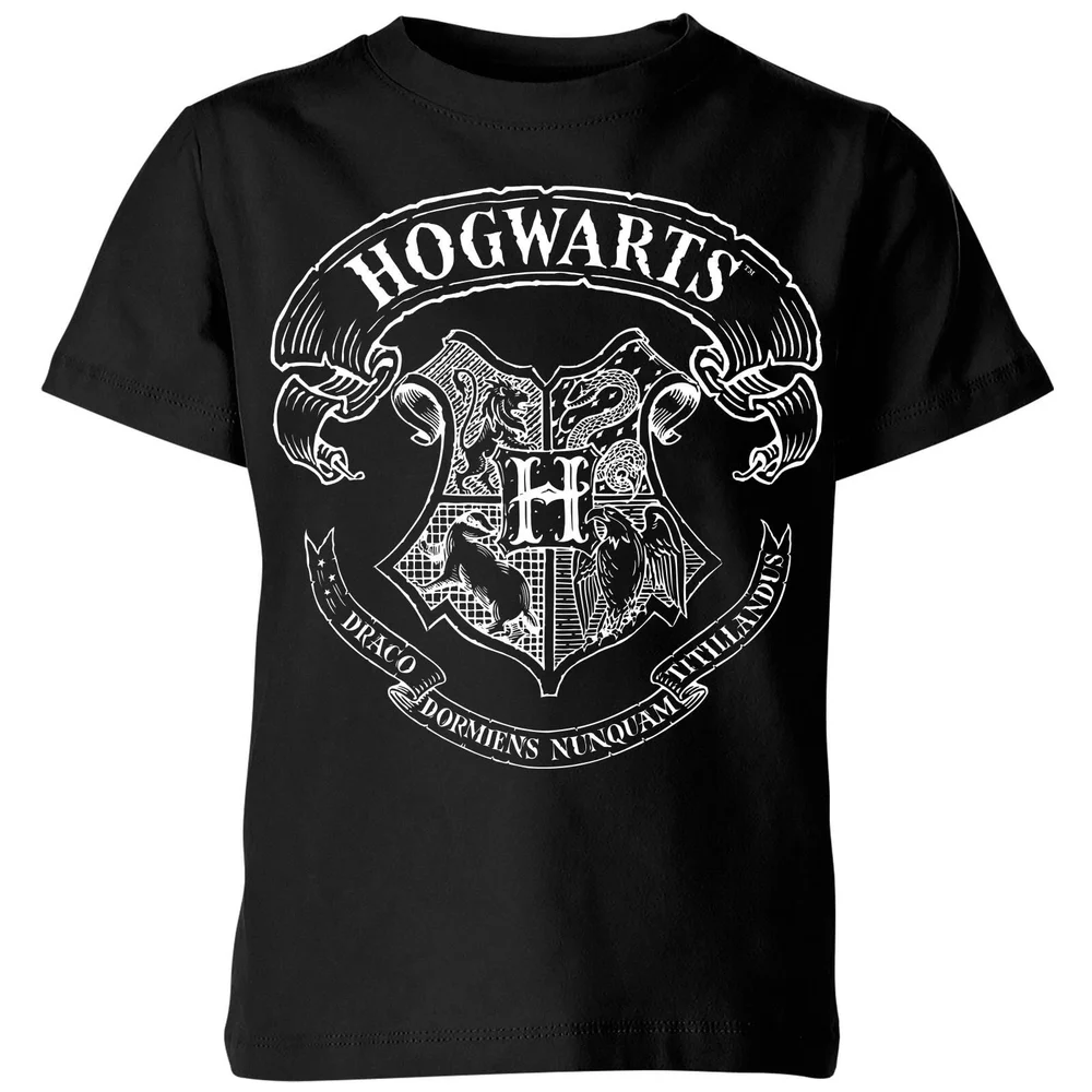 T-Shirt Enfant Blason de Poudlard - Harry Potter - Noir - 3-4 ans Image 1