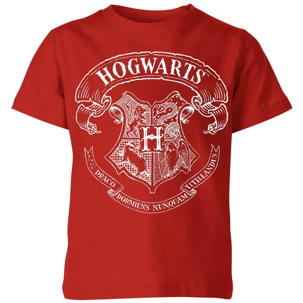 T-Shirt Enfant Blason de Poudlard - Harry Potter - Rouge - 3-4 ans Image 1