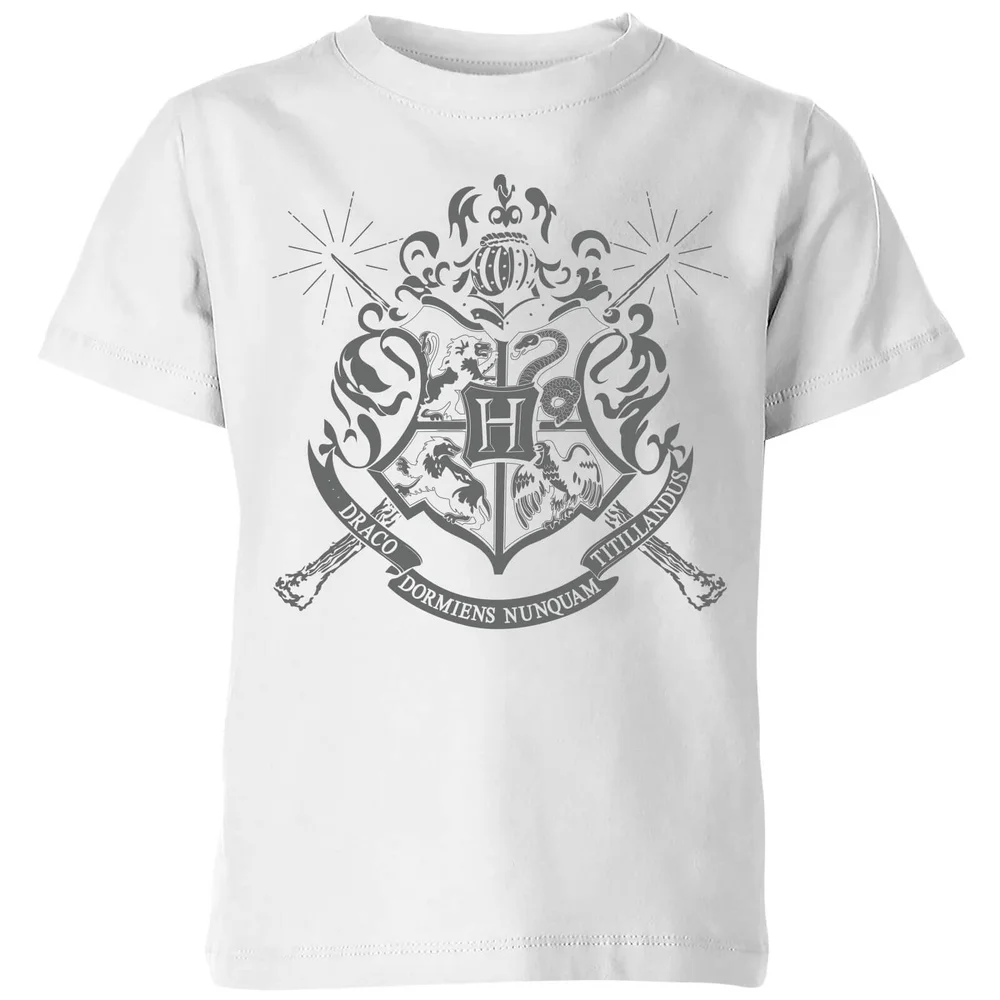 T-Shirt Enfant Emblèmes des Maisons de Poudlard - Harry Potter - Blanc - 3-4 ans Image 1