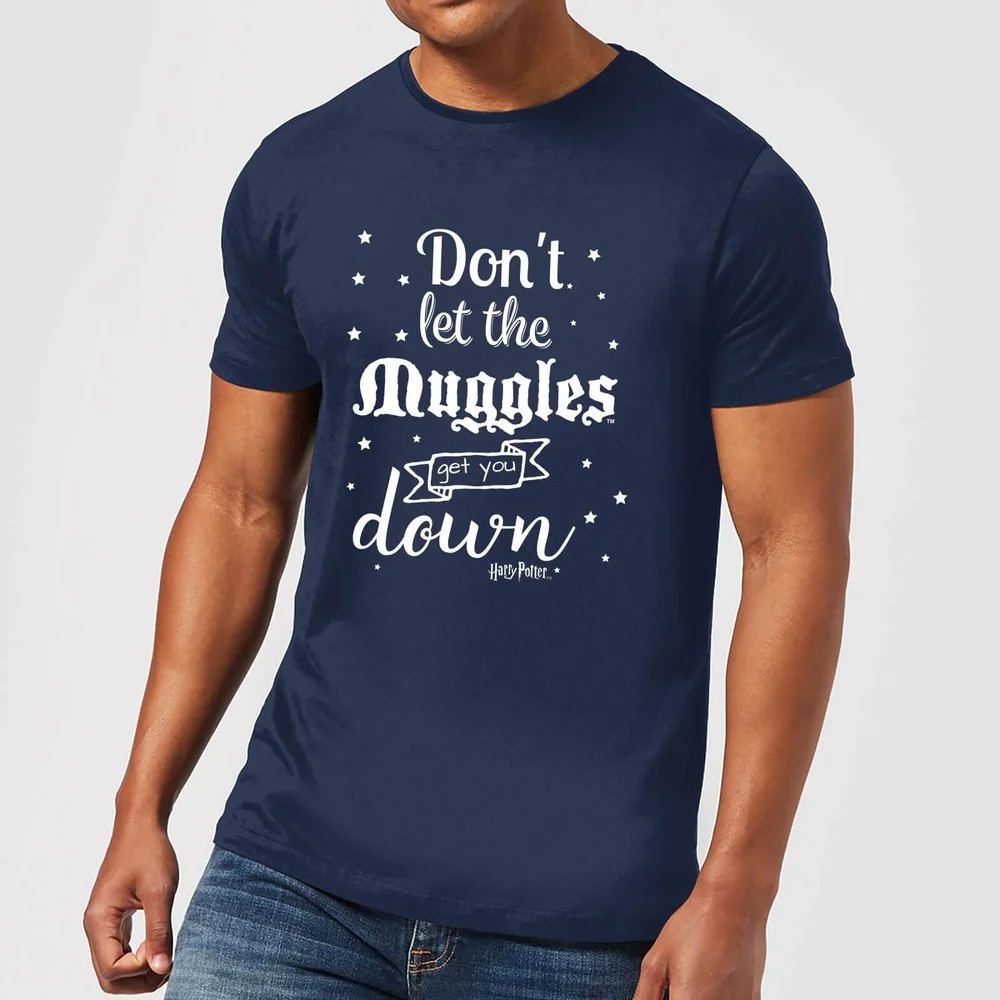 T-Shirt Homme Ne te Laisse pas Faire par les Modus - Harry Potter - Bleu Marine - S Image 1