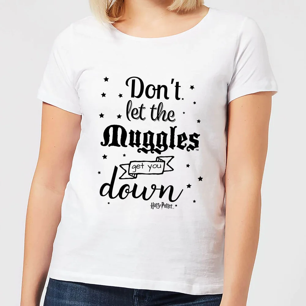 T-Shirt Femme Ne te Laisse pas Faire par les Modus - Harry Potter - Blanc - S Image 1