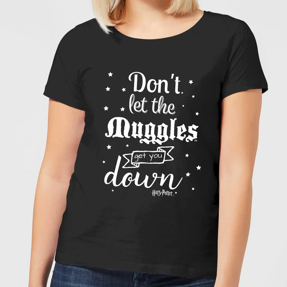 T-Shirt Femme Ne te Laisse pas Faire par les Modus - Harry Potter - Noir - S Image 1