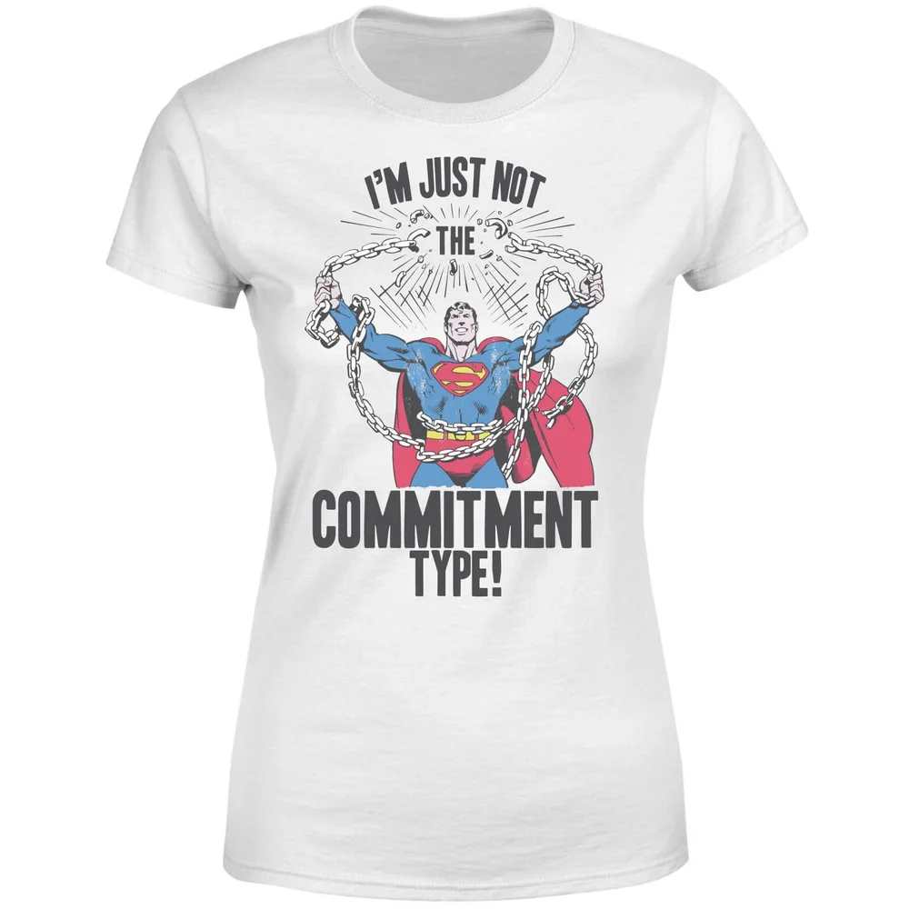 T-Shirt Femme Superman Brise les Chaînes DC Originals - Blanc - S Image 1