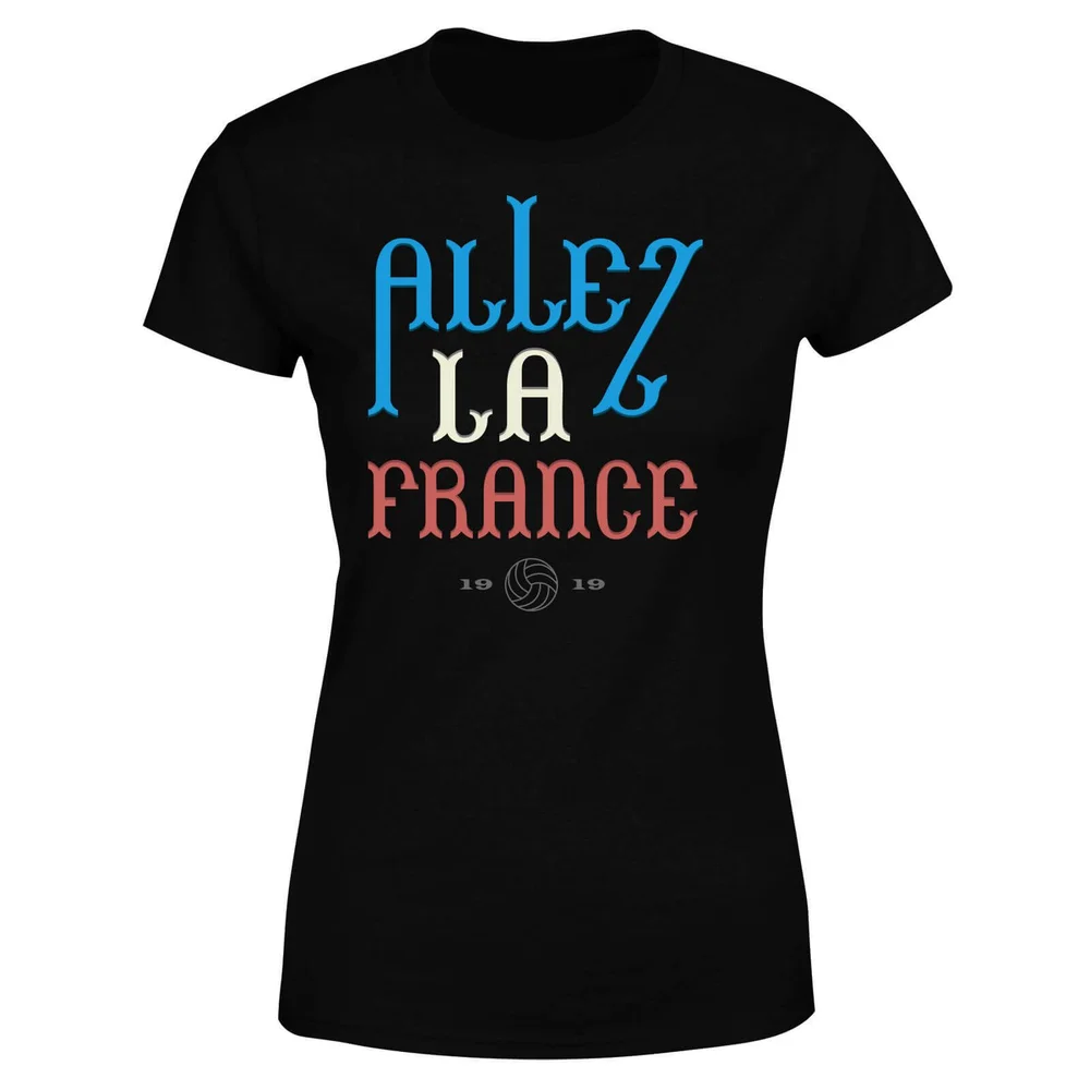 T-Shirt Femme Allez La France Football - Noir - 3XL Image 1