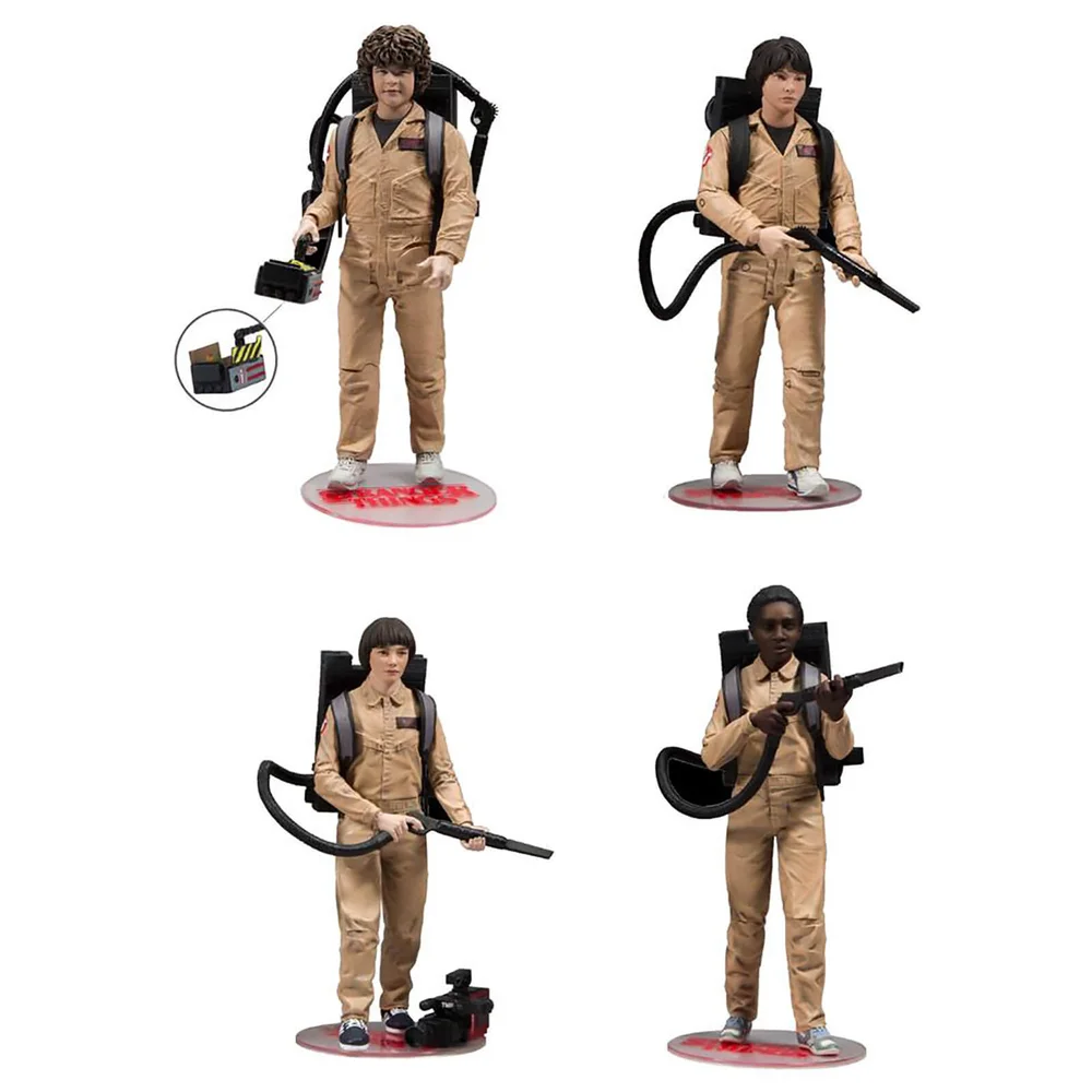 Pack de 4 Figurines Deluxe Stranger Things Ghostbusters Image 1