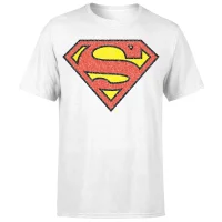 Originals Official Superman Crackle Logo Men's T-Shirt - White - undefined undefined