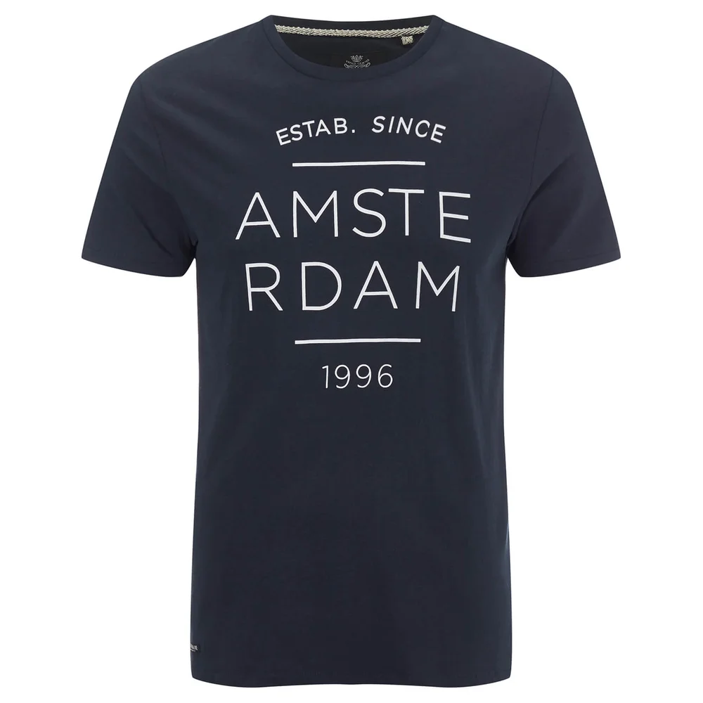 Threadbare Men's Amsterdam T-Shirt - Navy Marl - S - Navy Image 1