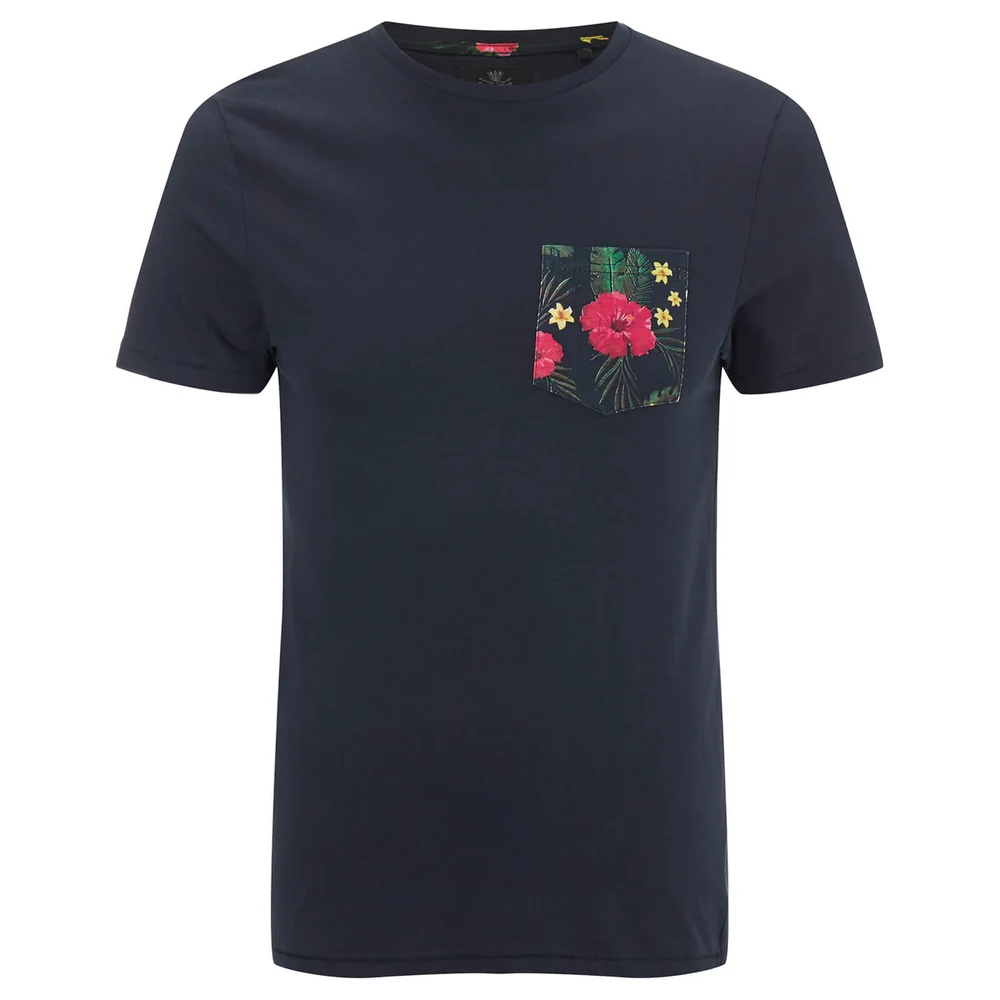 Threadbare Men's Townsend Pocket T-Shirt - Navy - S - Navy Image 1