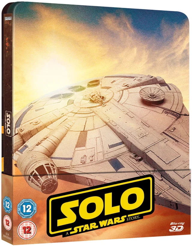 Solo: A Star Wars Story 3D (avec Version 2D) - Steelbook Exclusif Limité pour Zavvi (Édition UK)