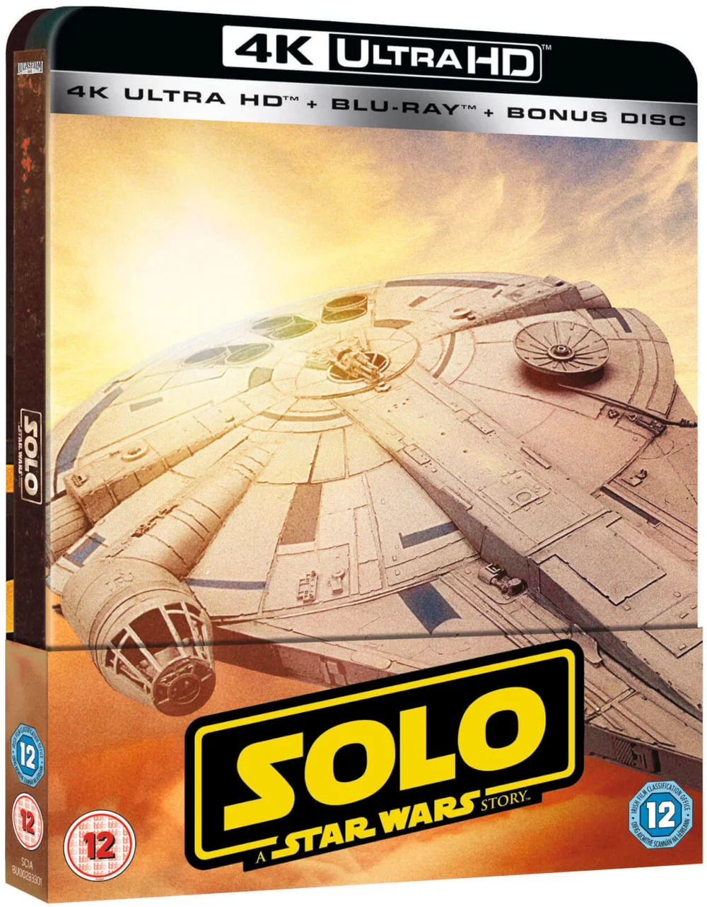 Solo: A Star Wars Story 4K Ultra HD (avec Version 2D) - Steelbook Exclusif Limité pour Zavvi (Édition UK) Image 1