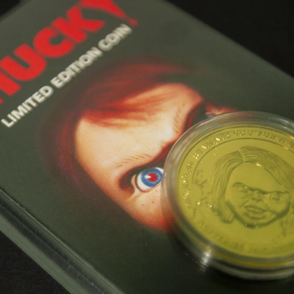 Pièce de Monnaie de Collection Chucky, la poupée de sang - Édition Limitée Or (1000 exemplaires) Image 1