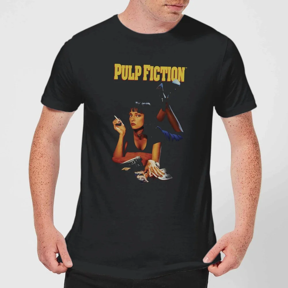 T-Shirt Homme Affiche Pulp Fiction - Noir - S - Noir Image 1