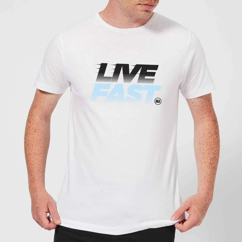 Stay Strong Live Fast Men's T-Shirt - White - 5XL Image 1