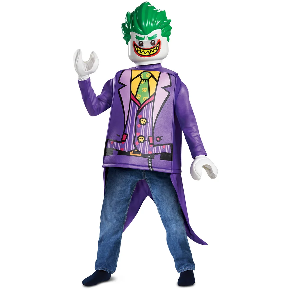 LEGO Batman Movie Kids Joker Classic Fancy Dress - Purple - S/4-6 Years - Violet Image 1