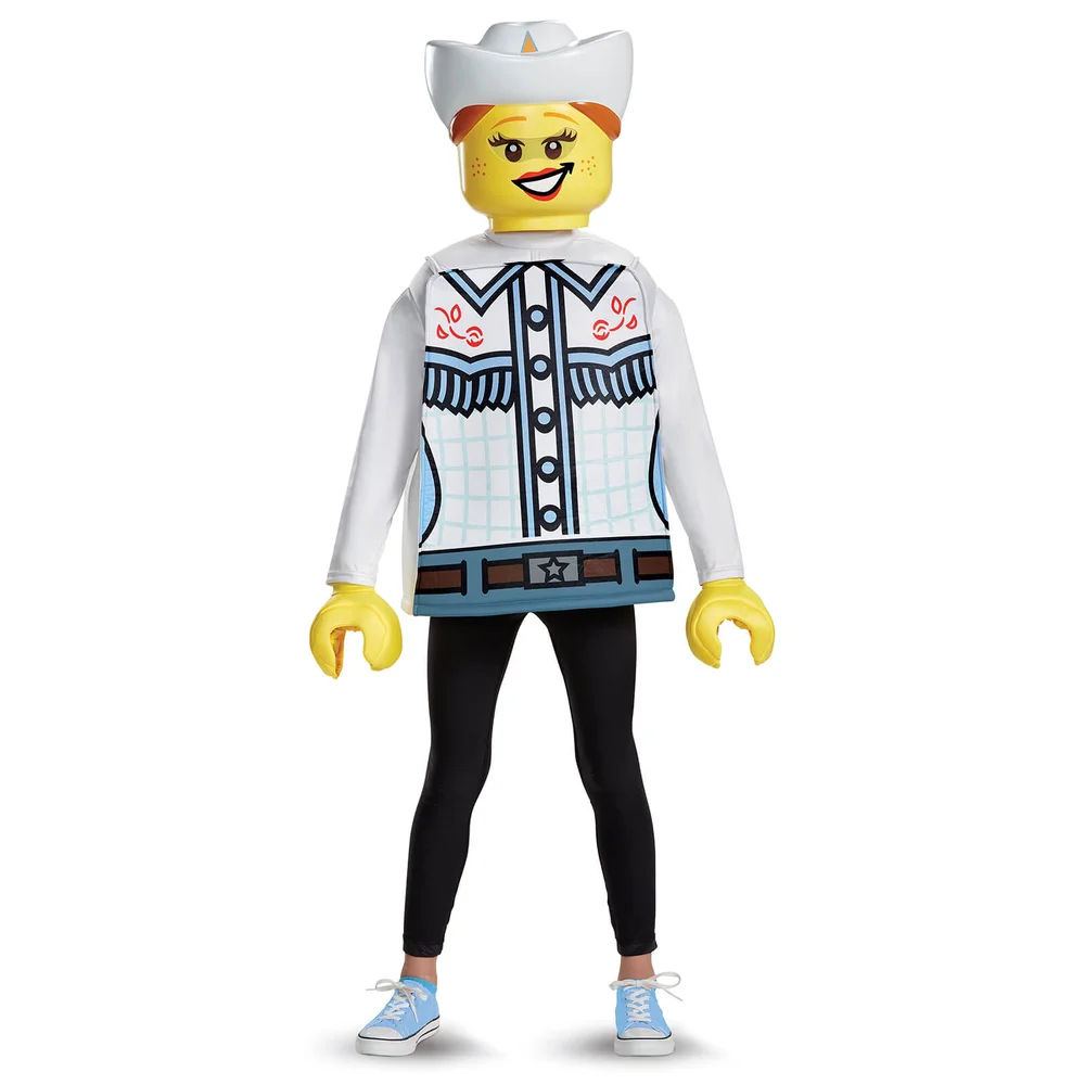 LEGO Iconic Kids Cowgirl Classic Fancy Dress - White - S/4-6 Years - Blanc Image 1