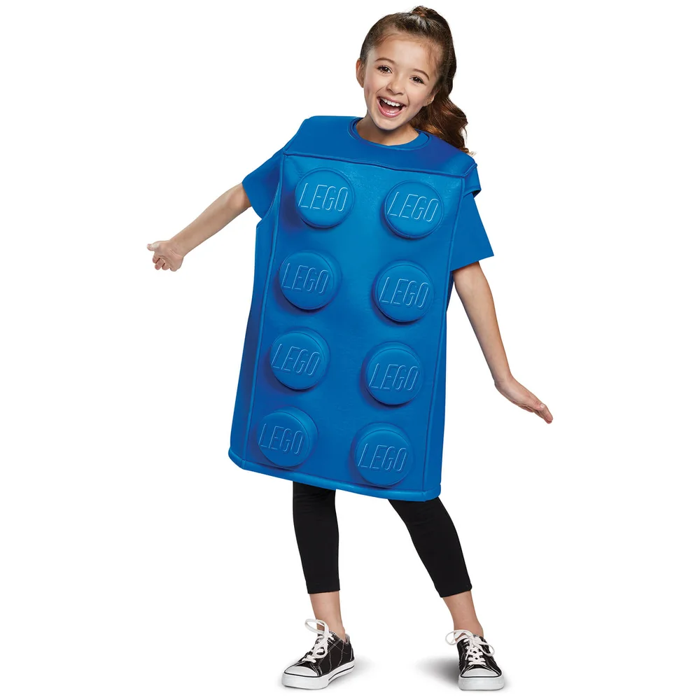 LEGO Iconic Kids Brick Fancy Dress - Blue - S/4-6 Years - Bleu Image 1