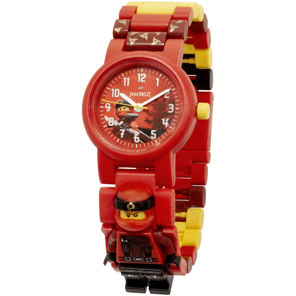 Montre LEGO® – Ninjago – Mini figurine Kai avec bracelet à assembler Image 1