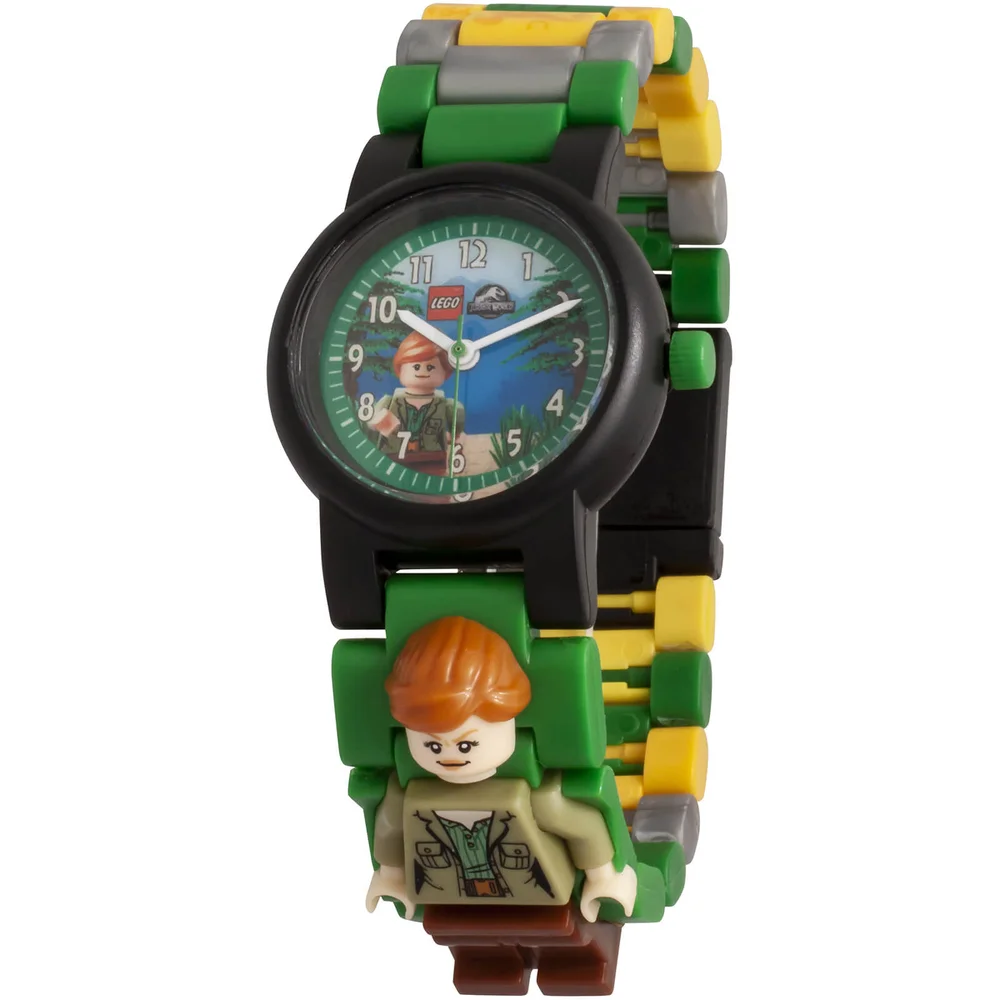 Montre LEGO® – Jurassic World – Mini figurine Claire avec bracelet à assembler Image 1