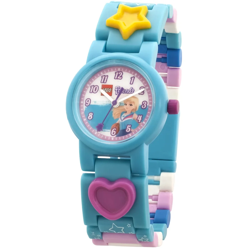 Montre LEGO® Friends – Mini figurine Stéphanie avec bracelet à assembler Image 1