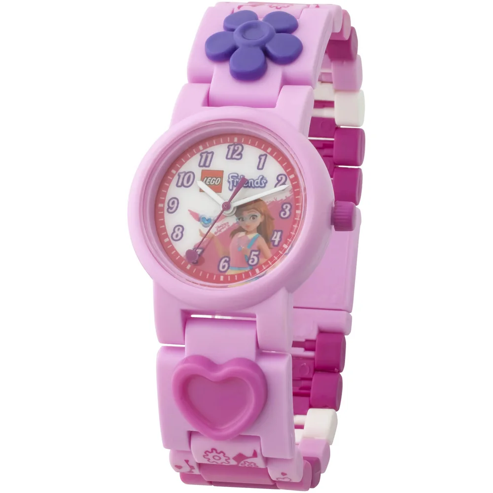 Montre LEGO® Friends – Mini figurine Olivia avec bracelet à assembler Image 1