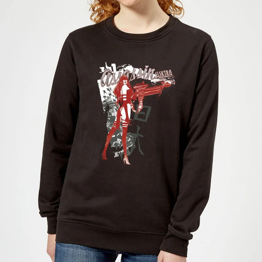 Sweat Femme Elektra Assassin - Marvel Knights - Noir - S Image 1