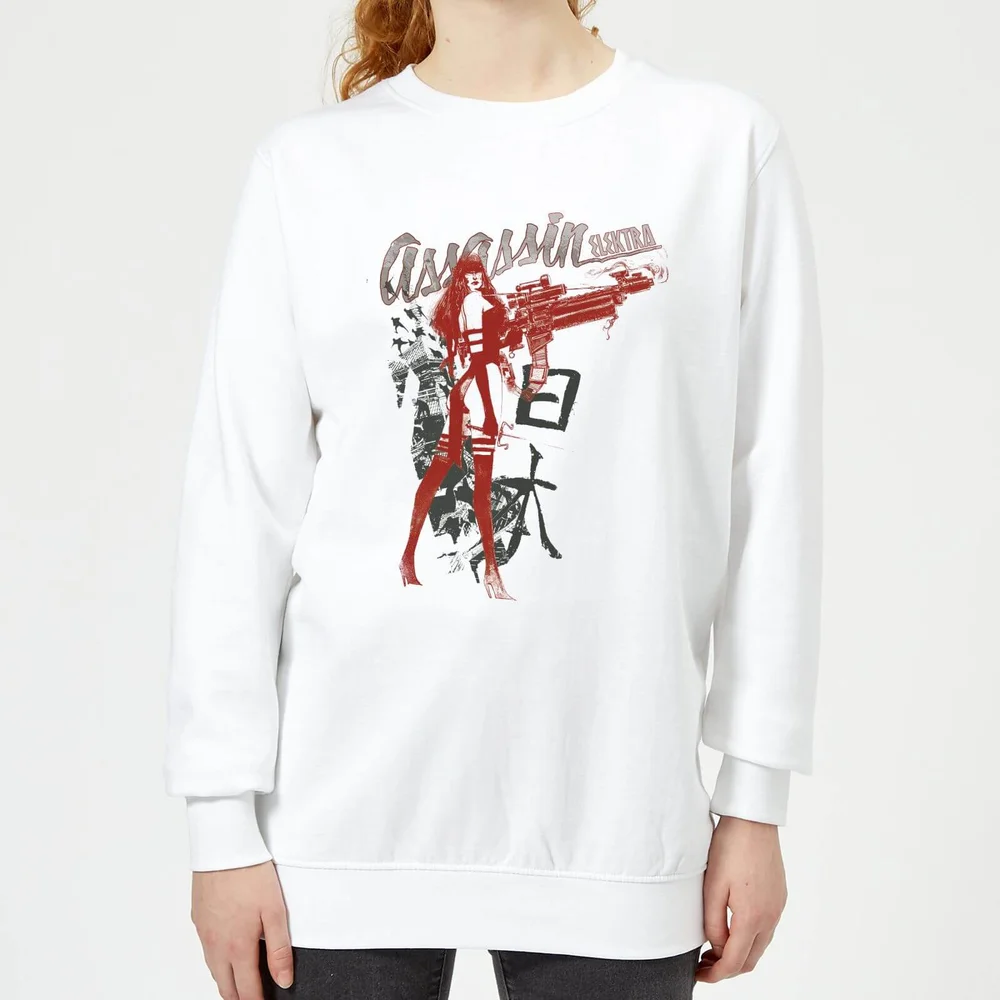 Sweat Femme Elektra Assassin - Marvel Knights - Blanc - S - Blanc Image 1