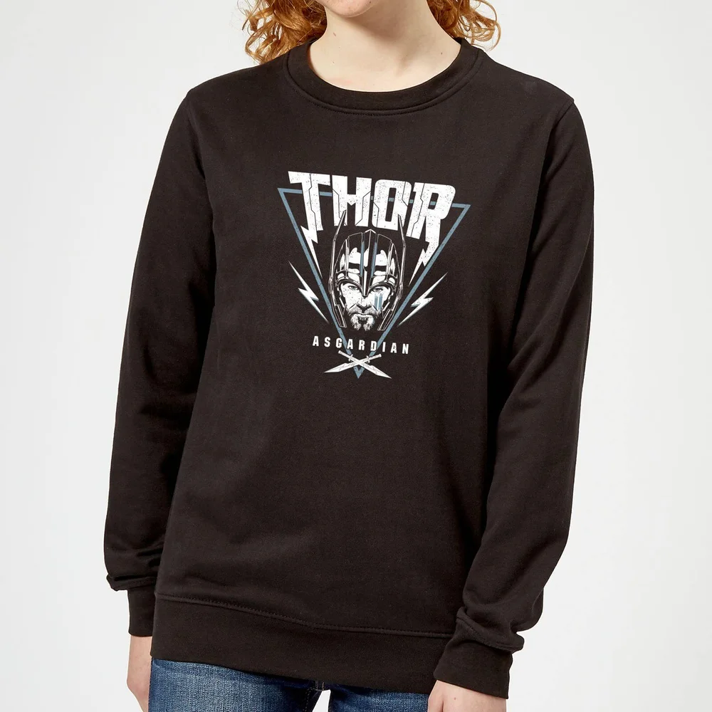 Sweat Femme Marvel - Thor Ragnarok - Triangle Asgardien - Noir - S Image 1