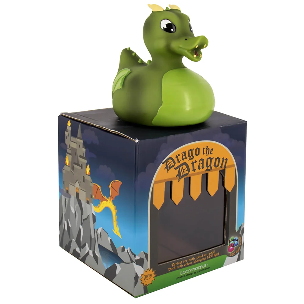Drago le dragon canard de bain lumineux Image 1